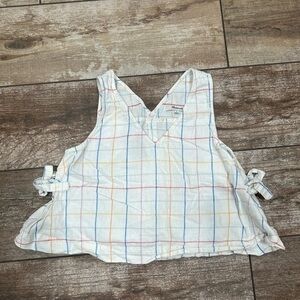 Madewell | Colorful Striped Linen Top